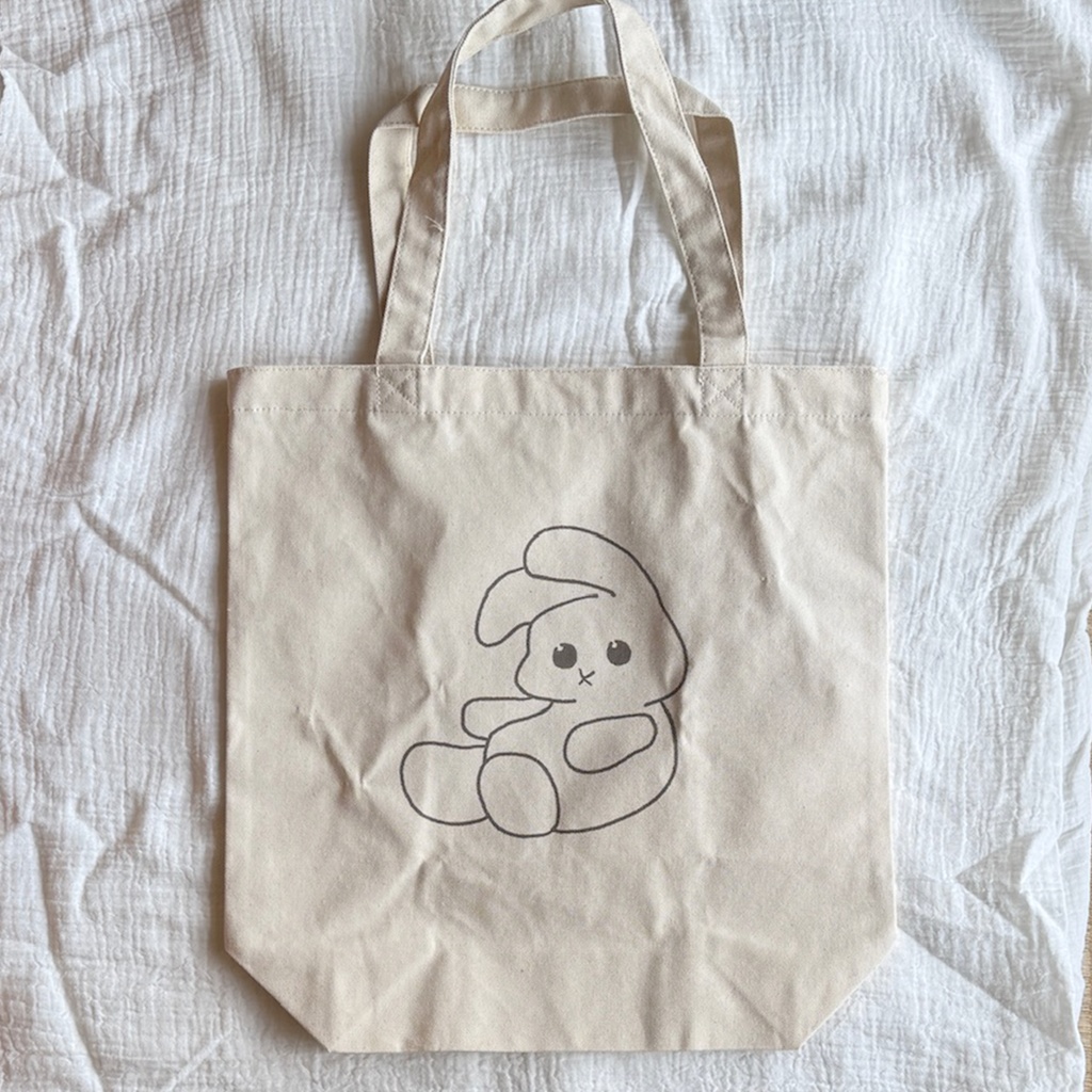 うさぎちゃんトートバッグ＊生活、交差する点。