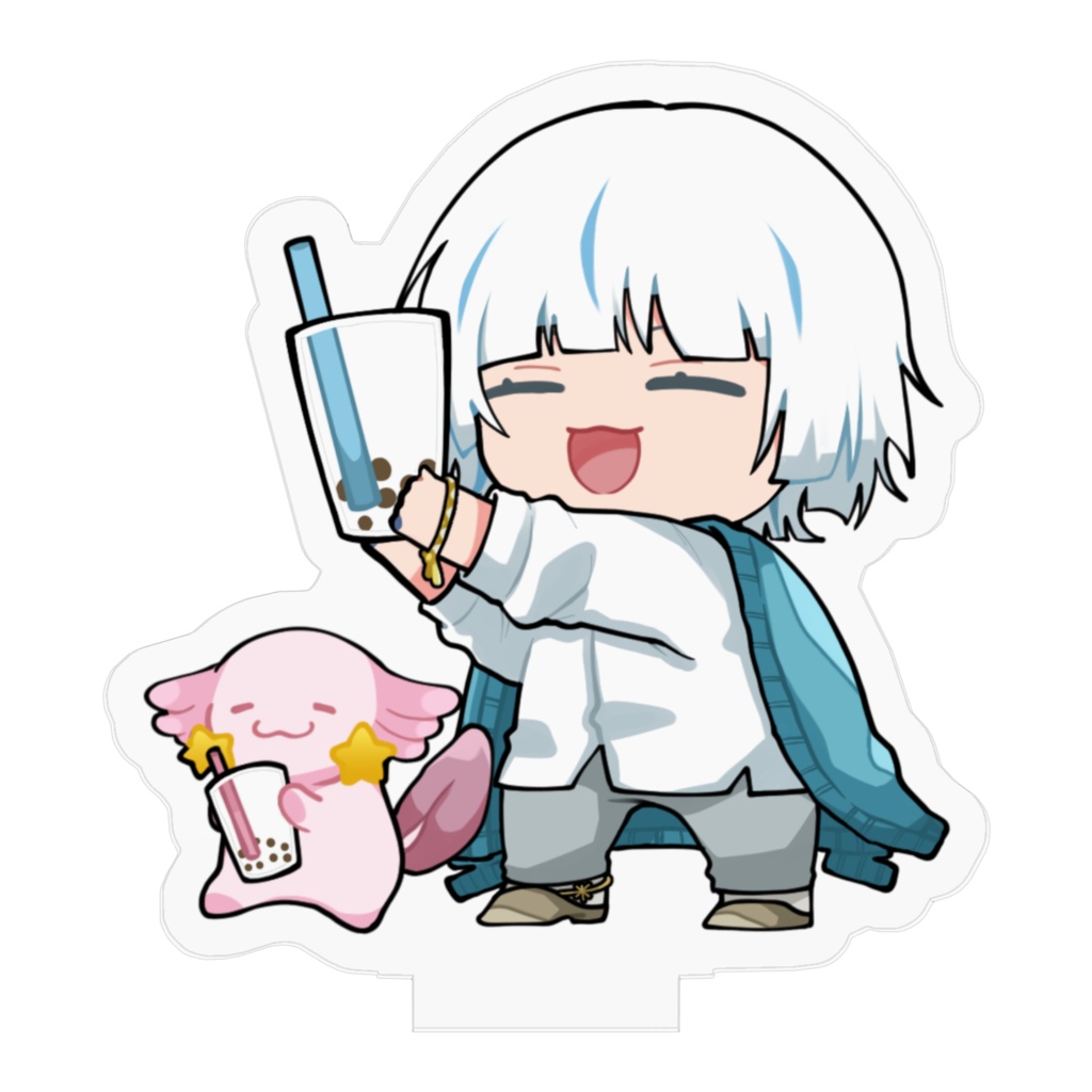 【1周年】透過ドリンクタピオカで乾杯アクスタ