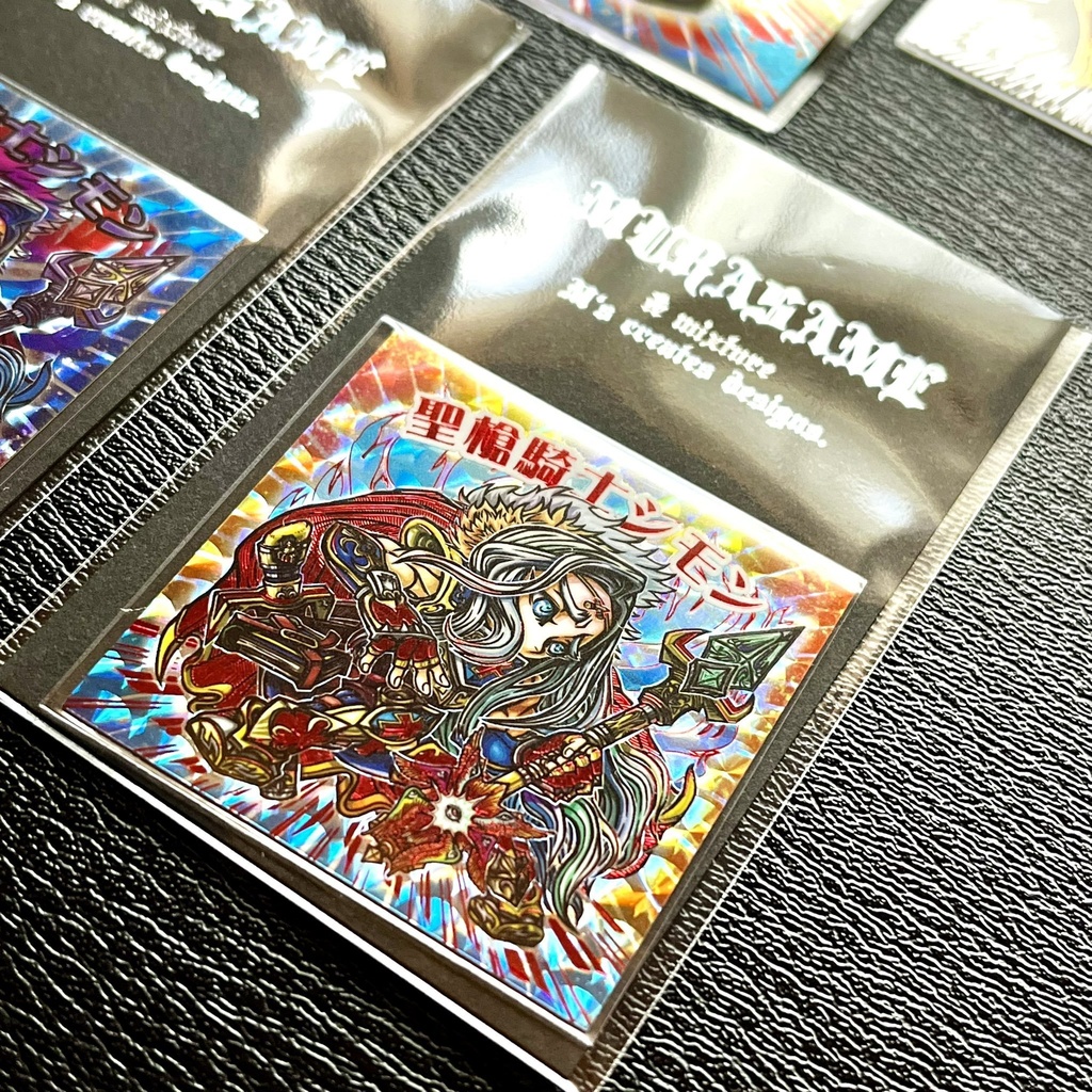 聖槍騎士シモン【96mm+箔押し+悪堕ちVer.セット】