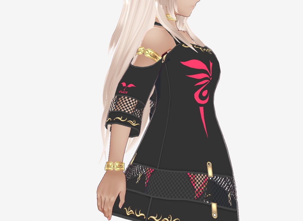 Vroid用-Emma-gold用衣装