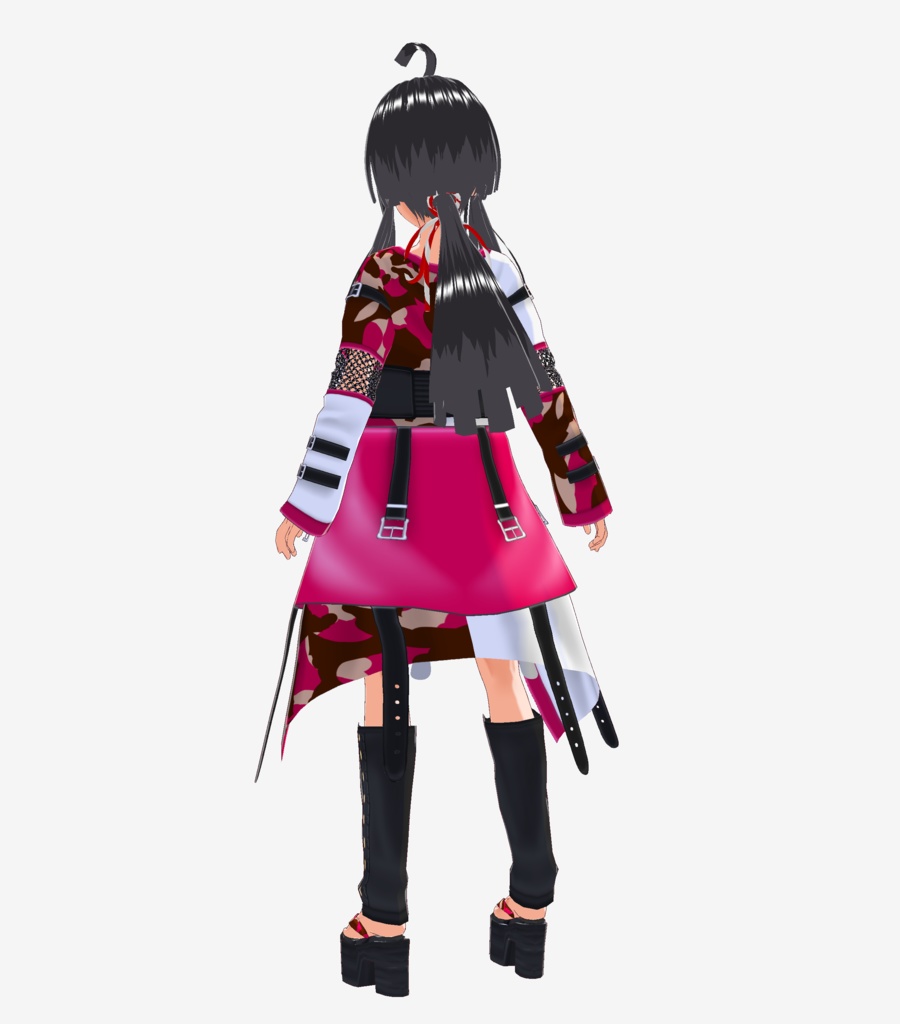 Vroid衣装-飛脚っぽいスタイル