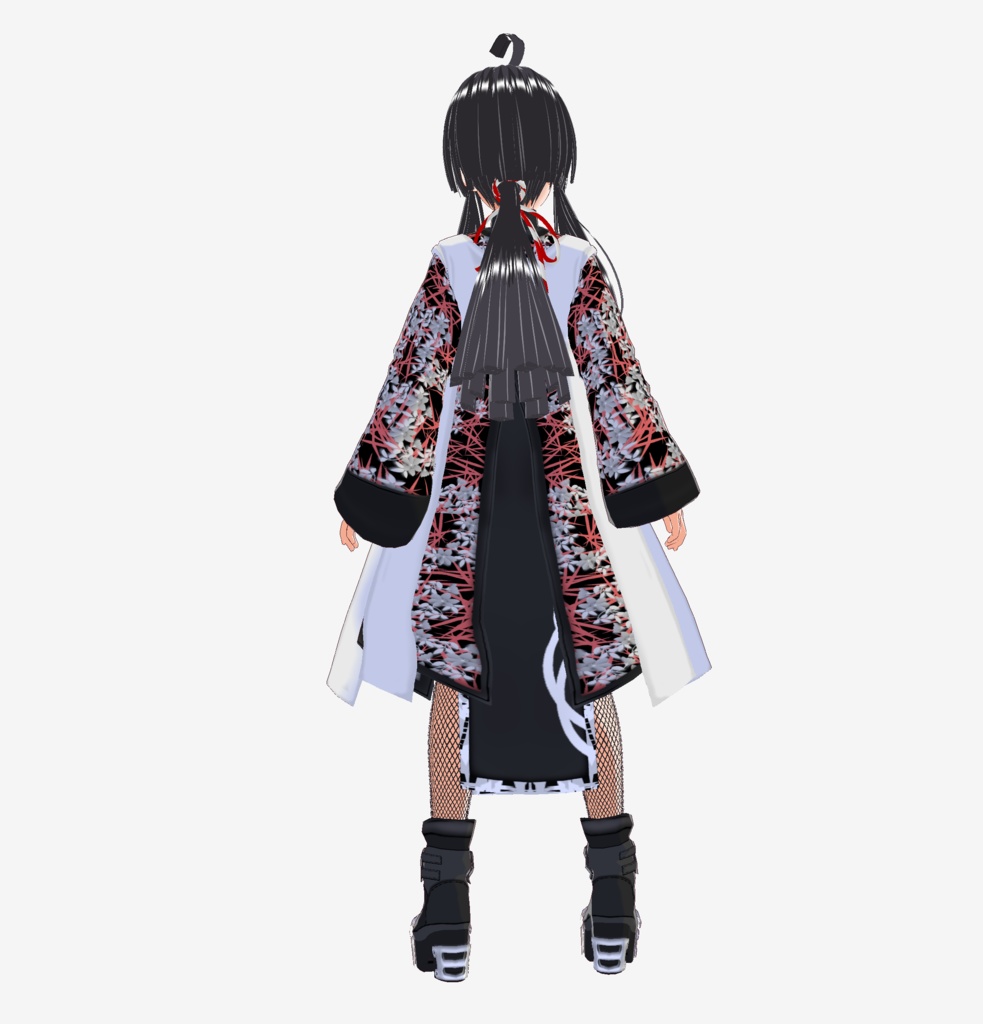 Vroid用衣装 和風パンク(霞)KASUMI