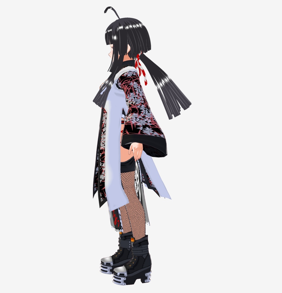 Vroid用衣装 和風パンク(霞)KASUMI