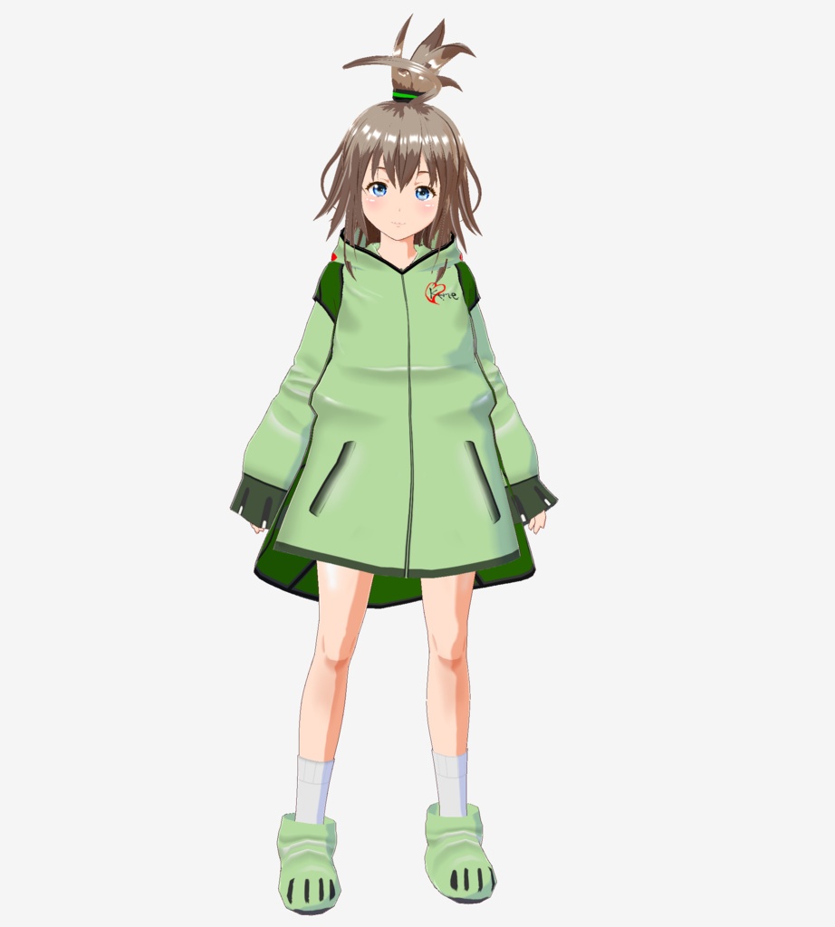 VROID衣装　亀パーカー