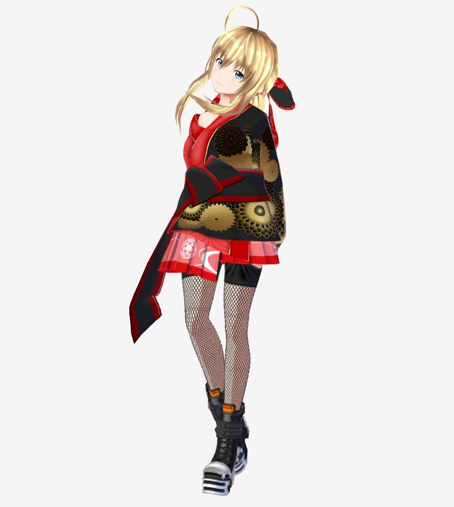 Vroid衣装 和装ショートStyle