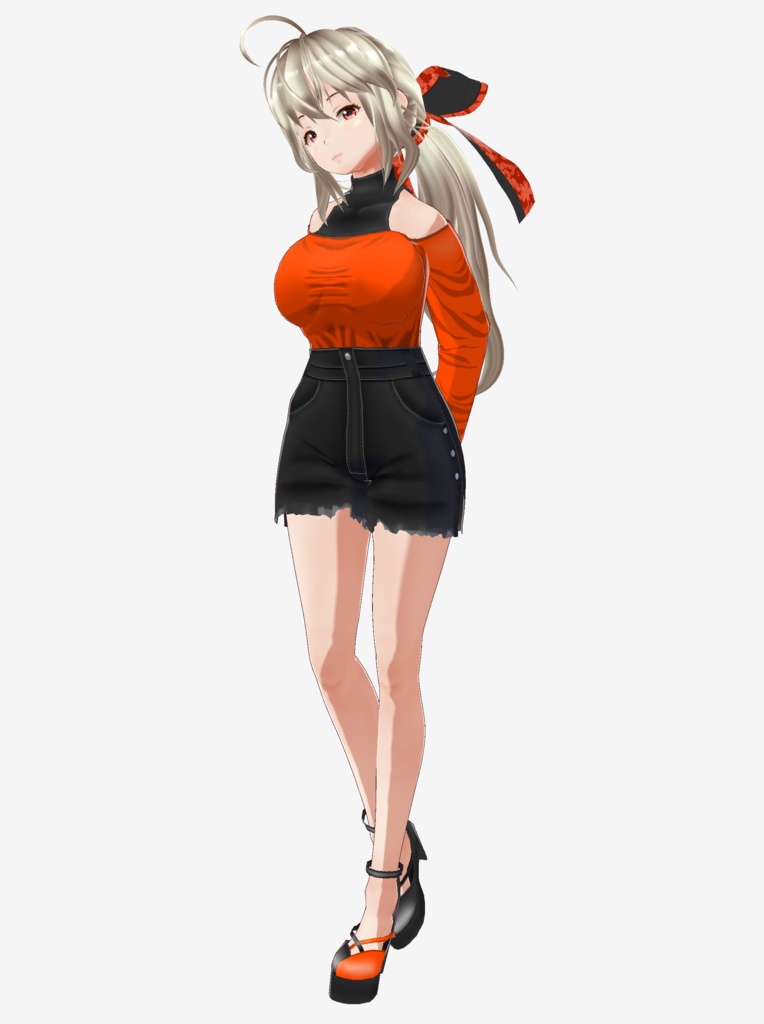 Vroid用衣装 普段着3-(バストが大きい人向け)