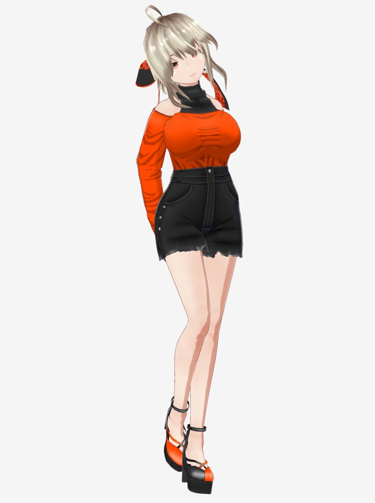 Vroid用衣装 普段着3-(バストが大きい人向け)