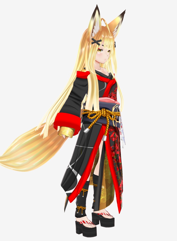 Vroid衣装 イナリアンデフォルト服