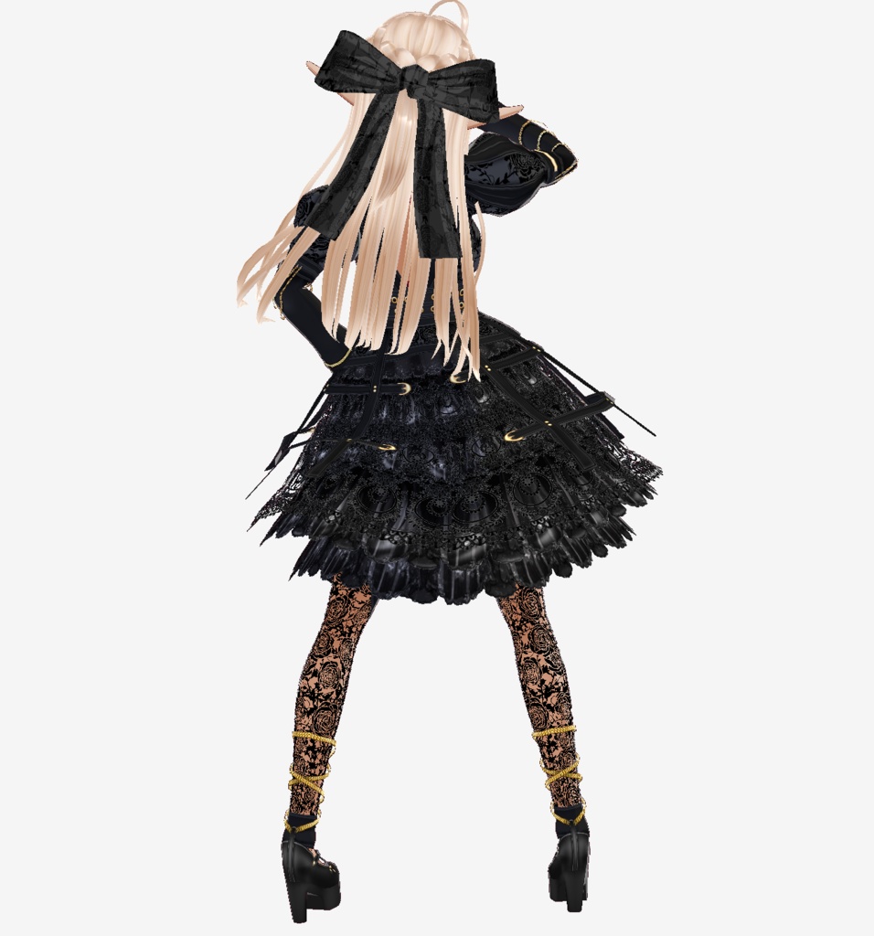 Vroid衣装 Gothic風