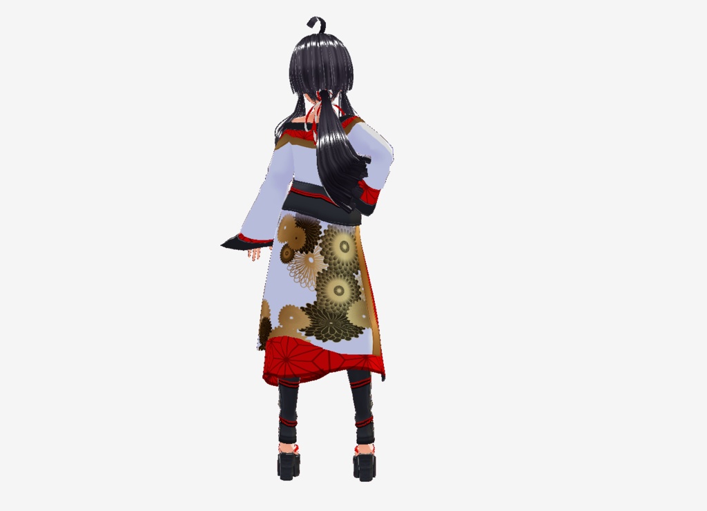 Vroid衣装 崩し和装