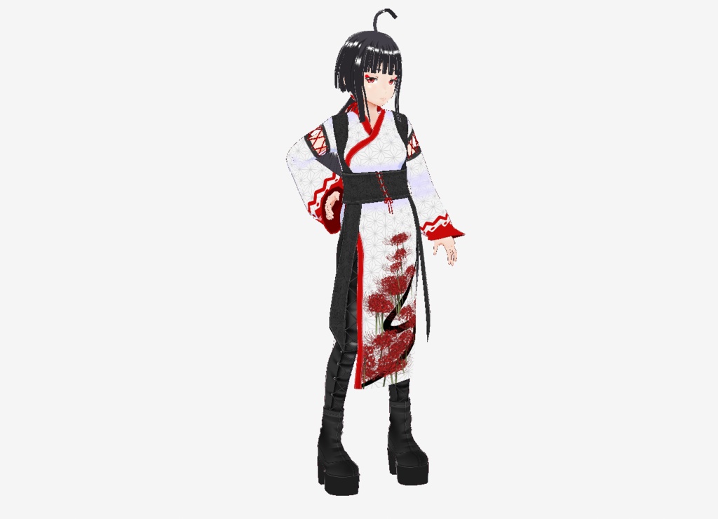 Vroid衣装 和装パンク