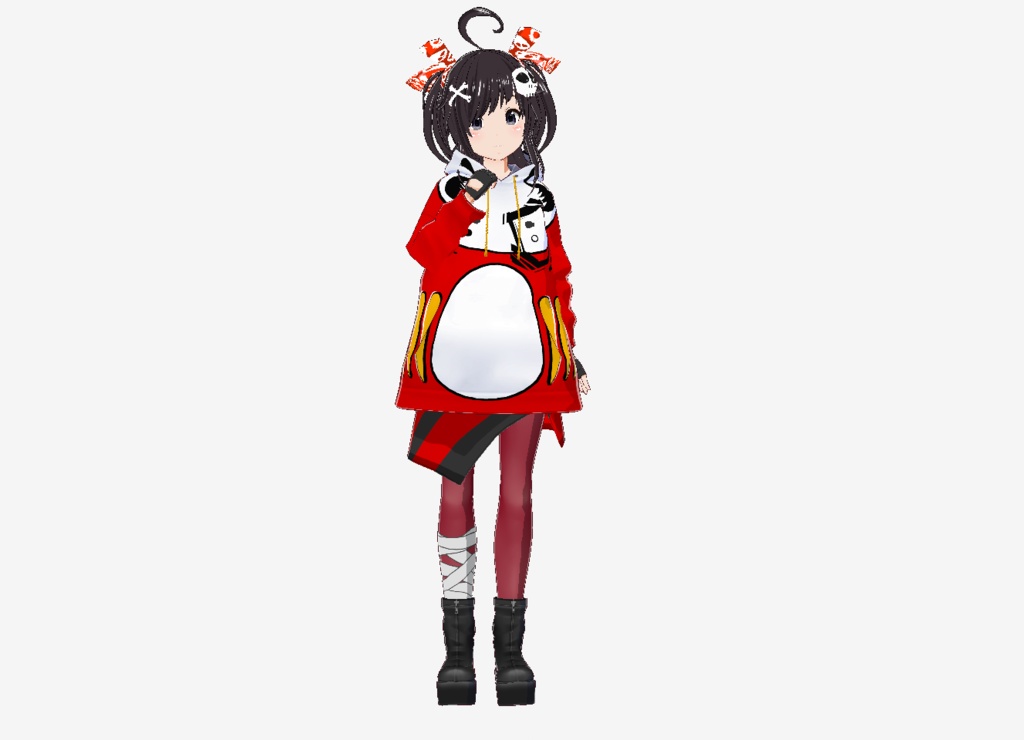 Vroid衣装　達磨パーカー