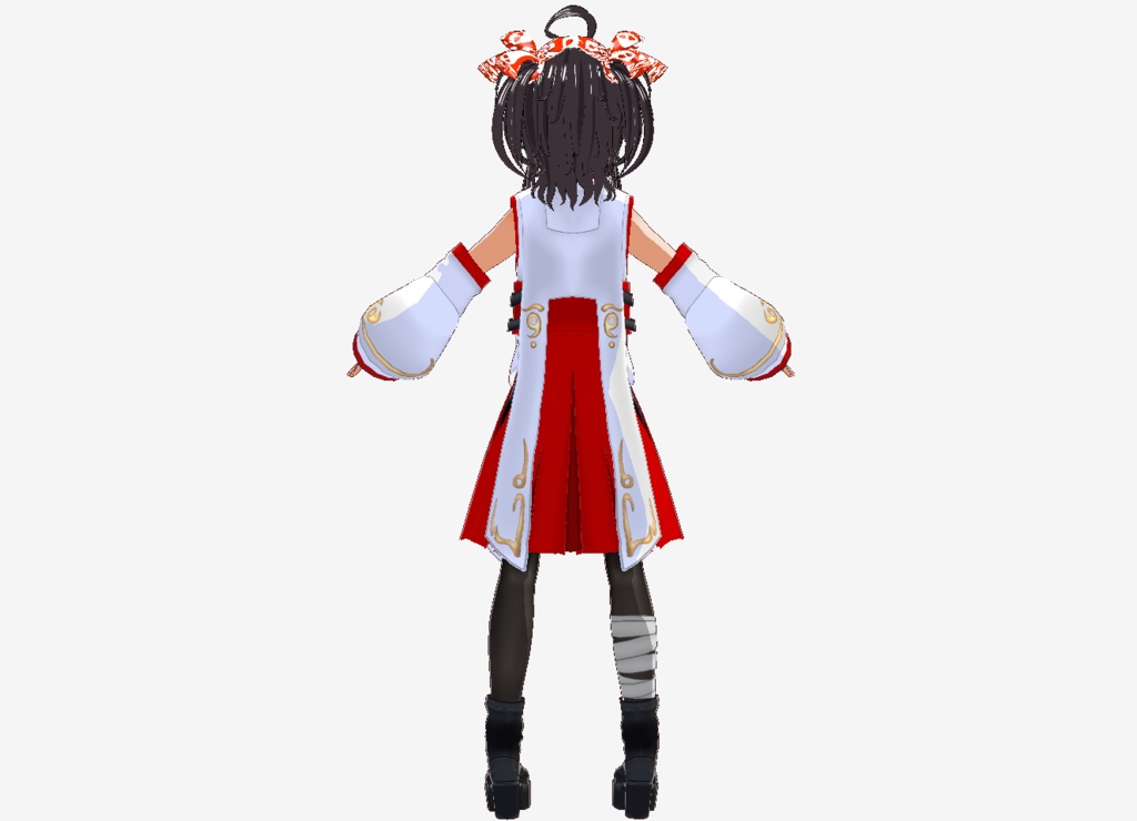 Vroid衣装 巫女服ショート