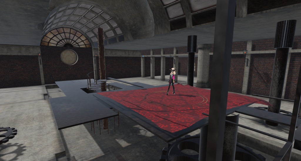 3Dステージ 歯車廃墟