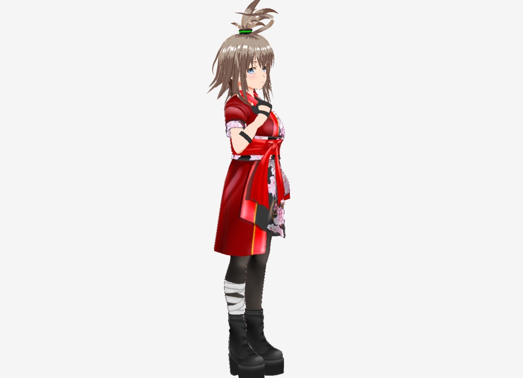 Vroid衣装 和装ハーフショート