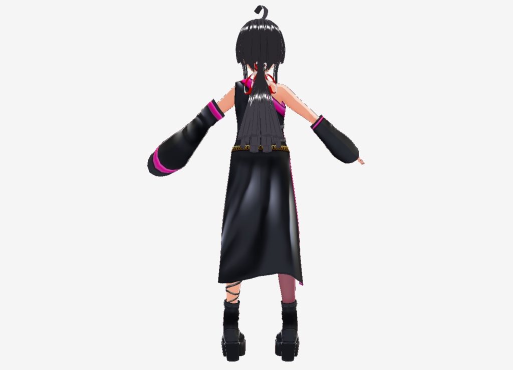 Vroid衣装 肩出し衣装