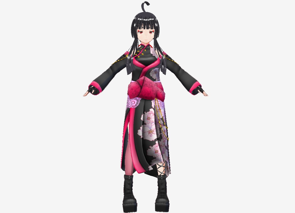 Vroid衣装　夜桜