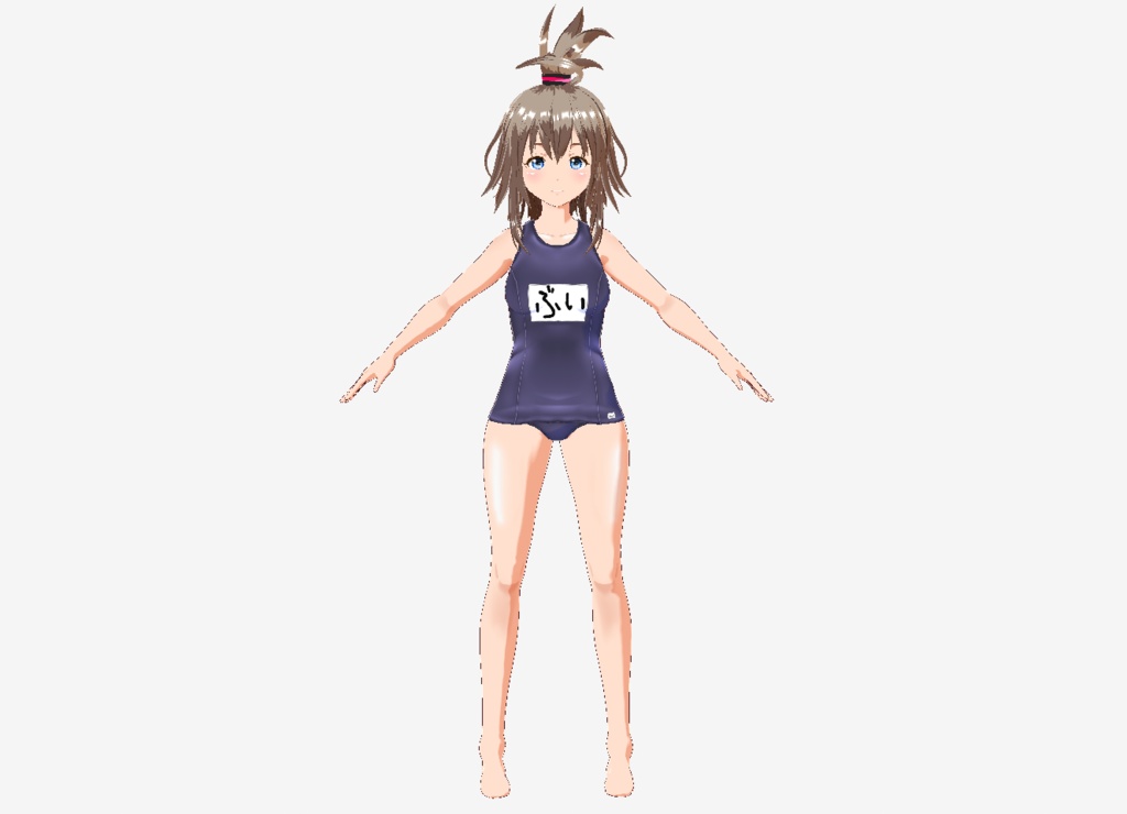 Vroid衣装　スク水