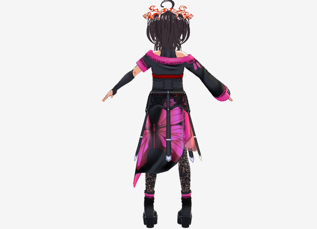 Vroid衣装 Butterfly