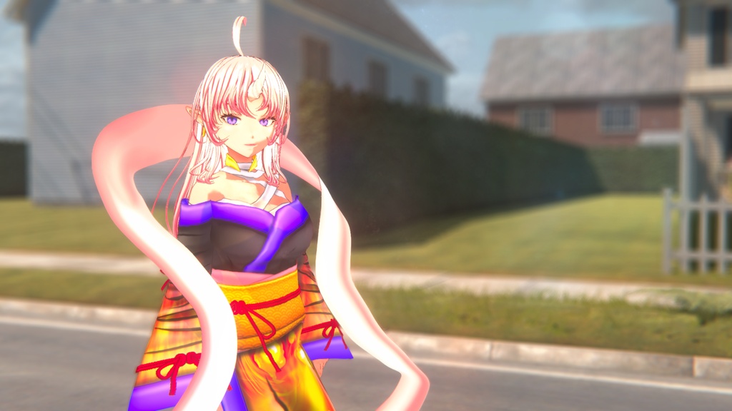 お澄まし吽鬼 VRM版&Vroidstudio版