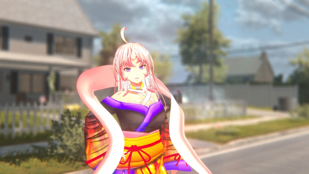 お澄まし吽鬼 VRM版&Vroidstudio版