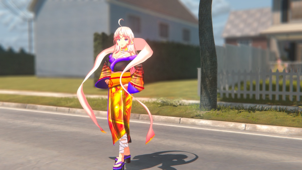 お澄まし吽鬼 VRM版&Vroidstudio版