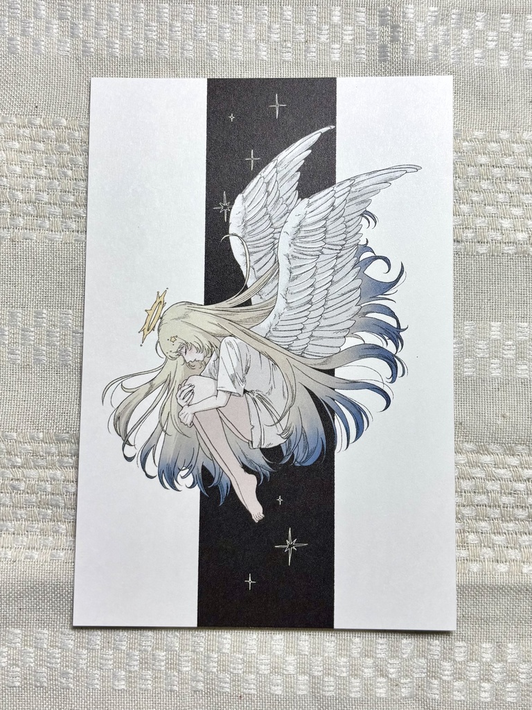 ポストカード　無気力天使ちゃん