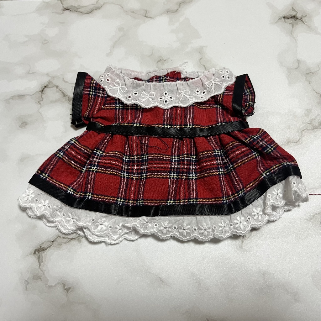 【無属性ぬいぐるみ】フリルワンピース【棉花娃娃】