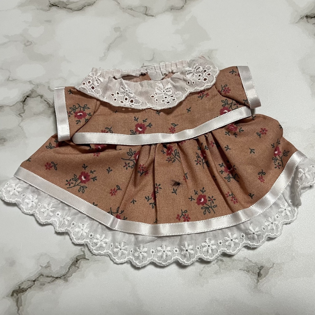 【無属性ぬいぐるみ】フリルワンピース【棉花娃娃】