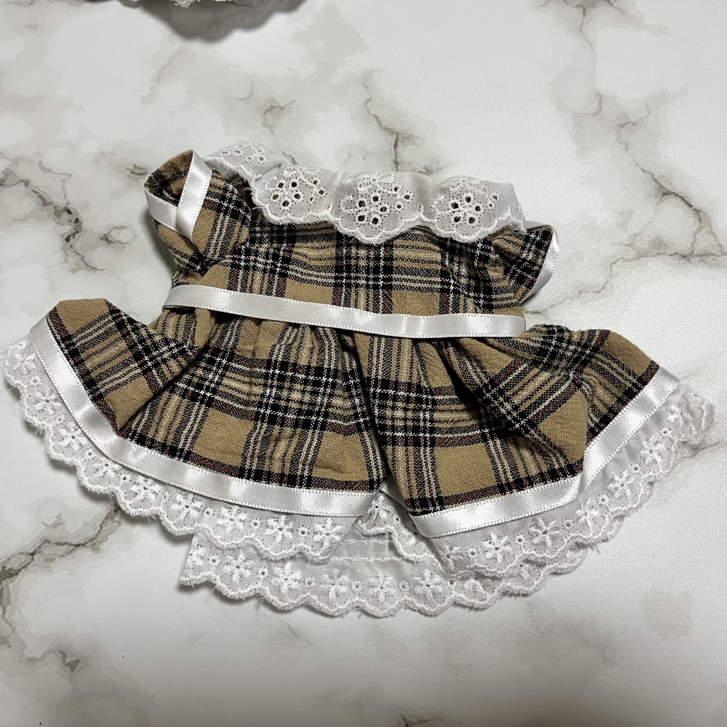 【無属性ぬいぐるみ】フリルワンピース【棉花娃娃】