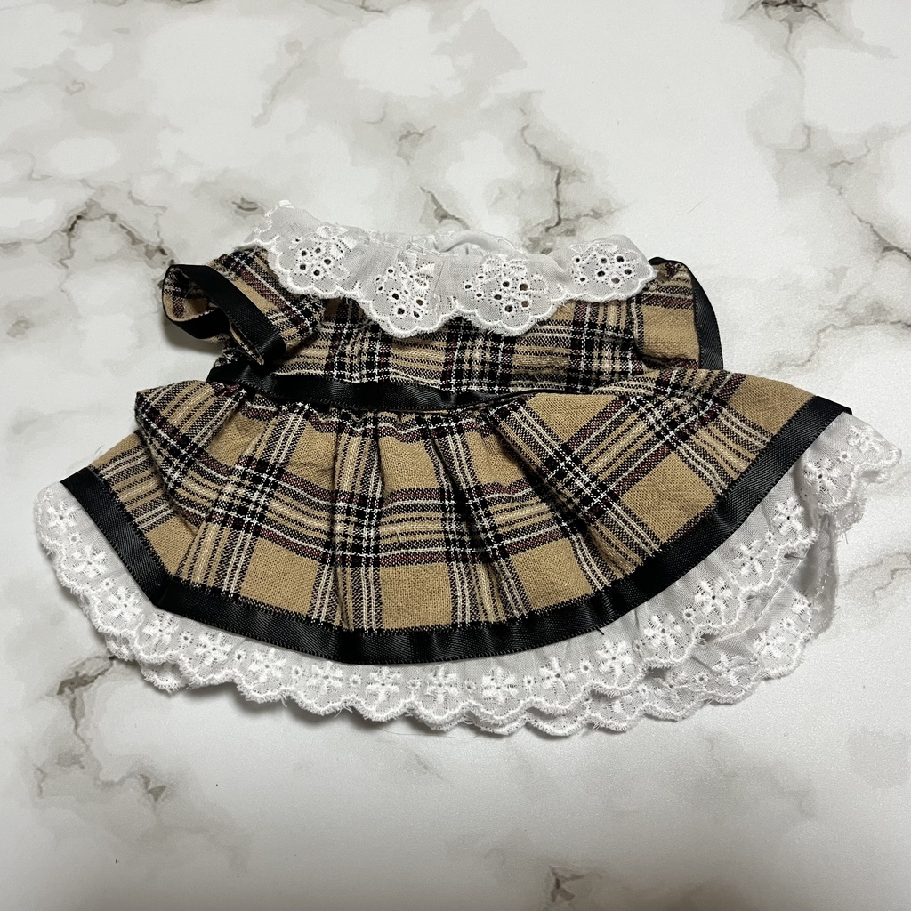 【無属性ぬいぐるみ】フリルワンピース【棉花娃娃】