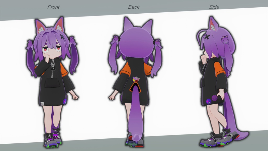 【るるこ対応】ヘアアレンジセット【3Dモデル】