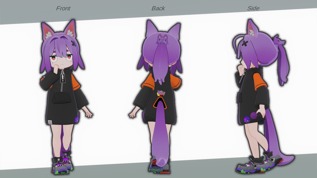 【るるこ対応】ヘアアレンジセット【3Dモデル】