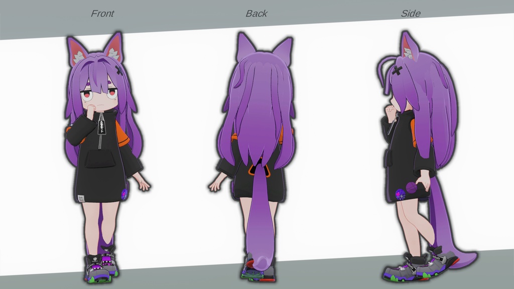 【るるこ対応】ヘアアレンジセット【3Dモデル】