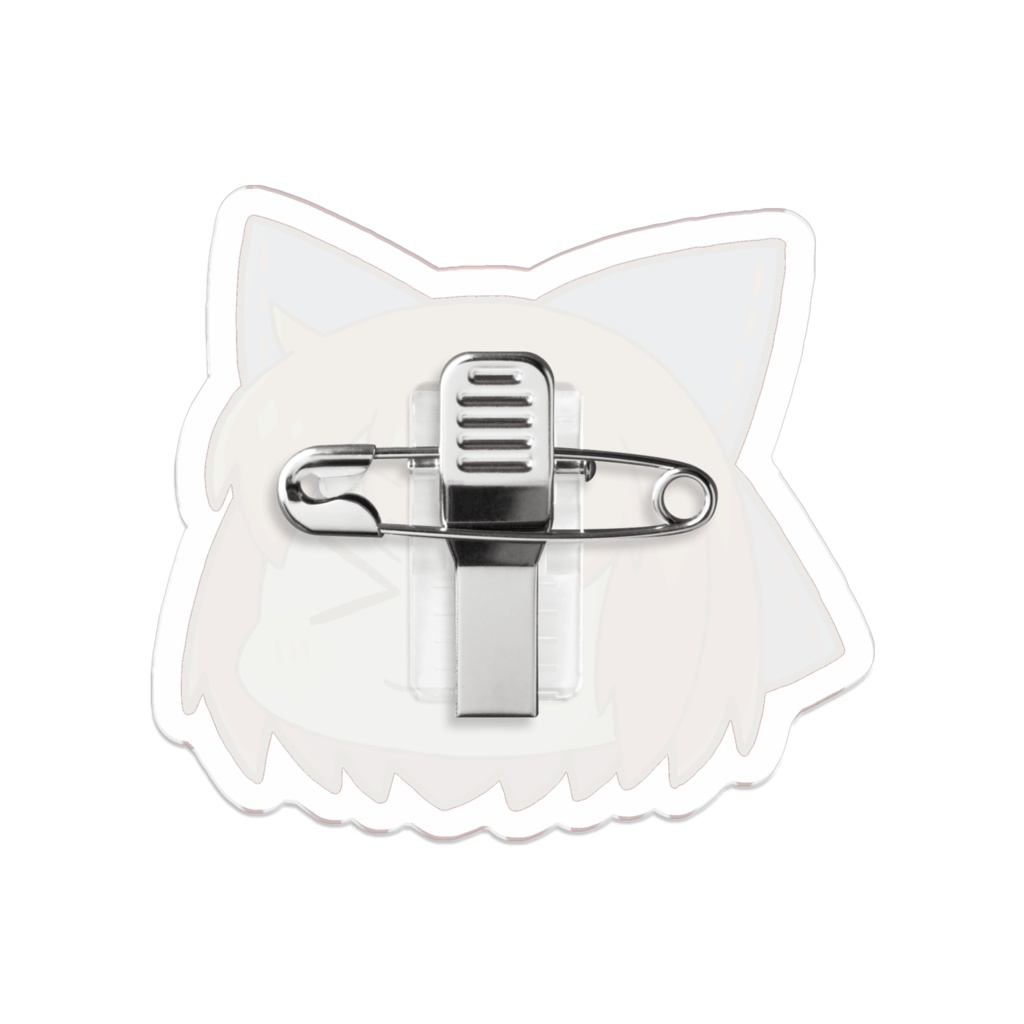 おまんじゅうばんきちゃんのアクリルバッジ