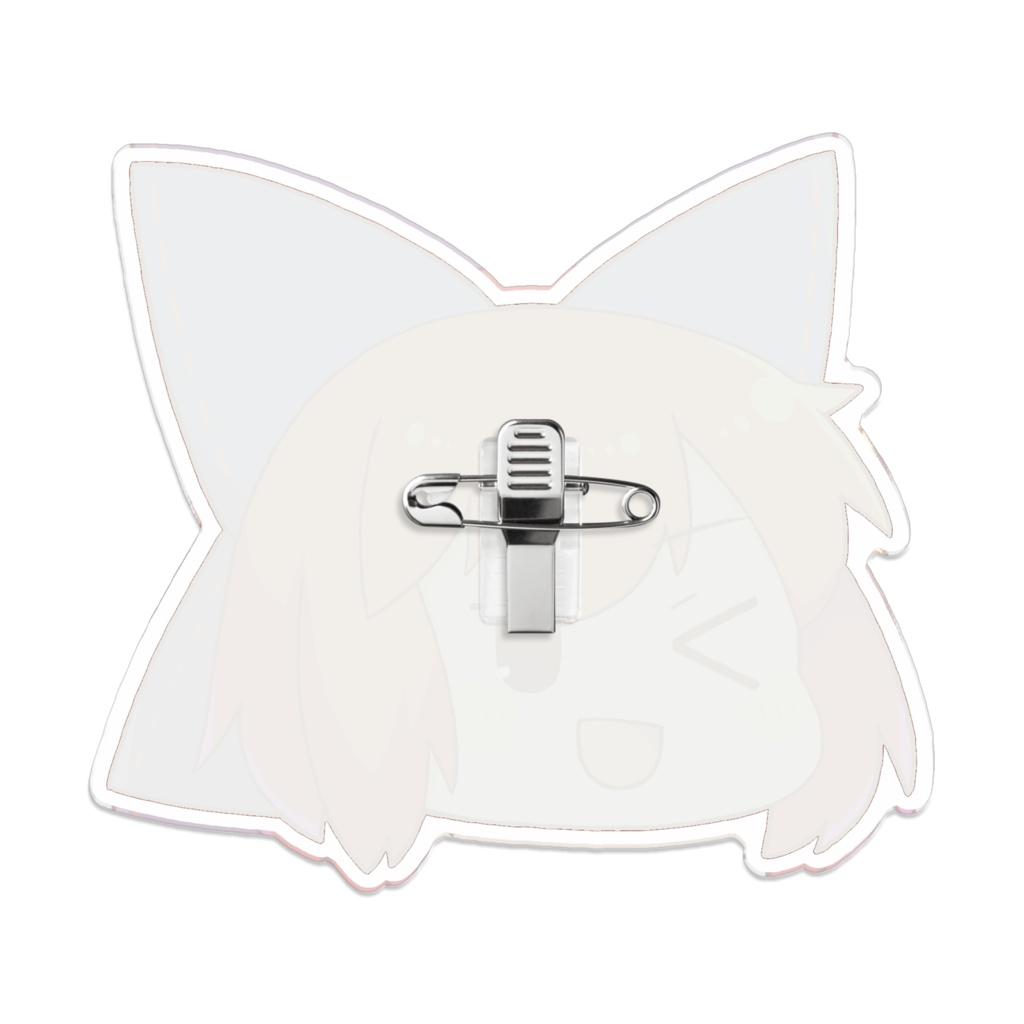 おまんじゅうばんきちゃんのアクリルバッジ