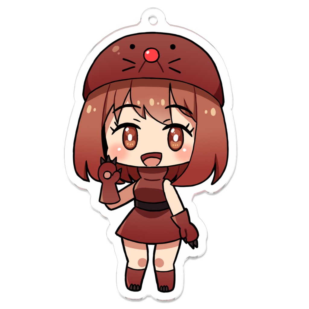 モグガールのアクキー