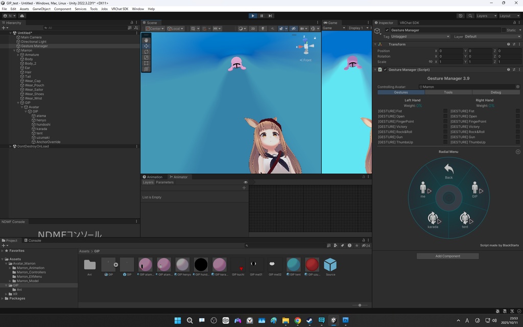 魔法陣グルグルのギップル VRChat向けギミック