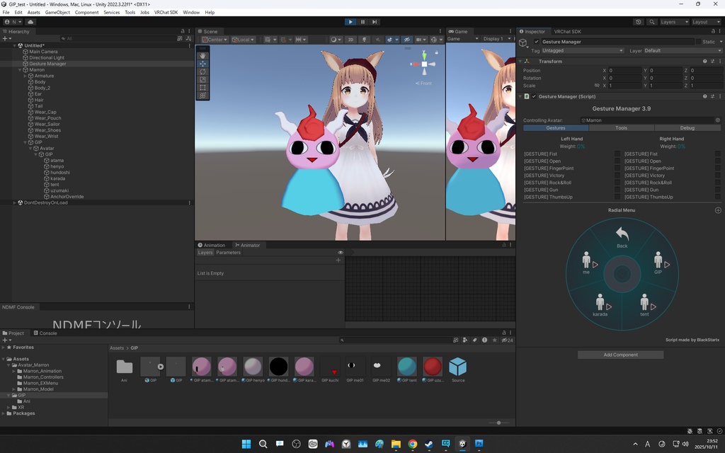 魔法陣グルグルのギップル VRChat向けギミック