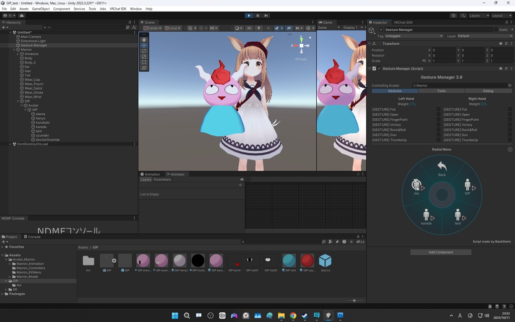 魔法陣グルグルのギップル VRChat向けギミック