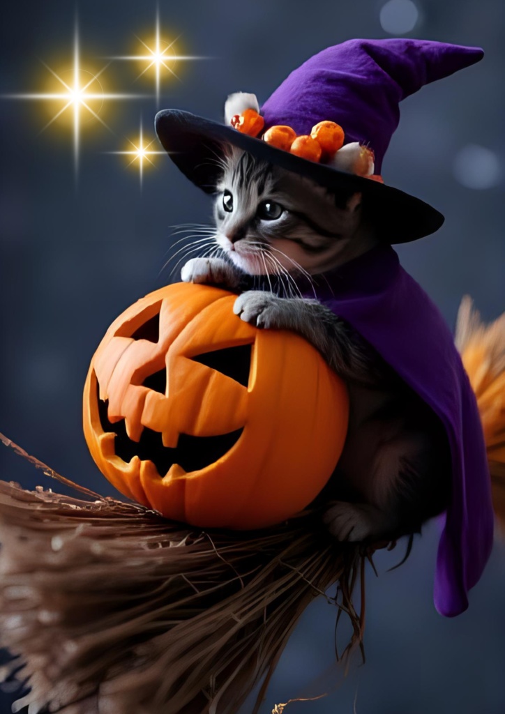 ハッピーハロウィン子猫ちゃん