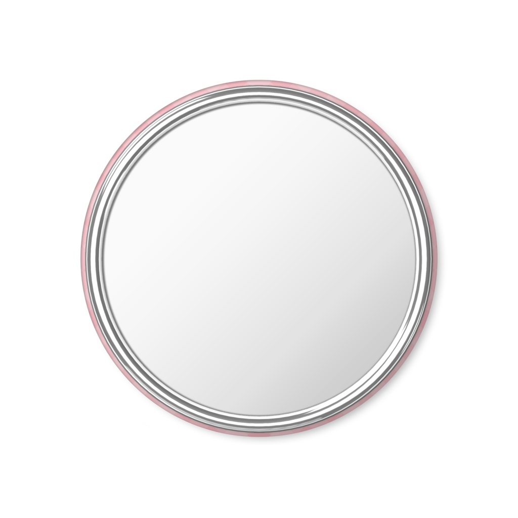 苺とうさぎのシュークリーム缶ミラー