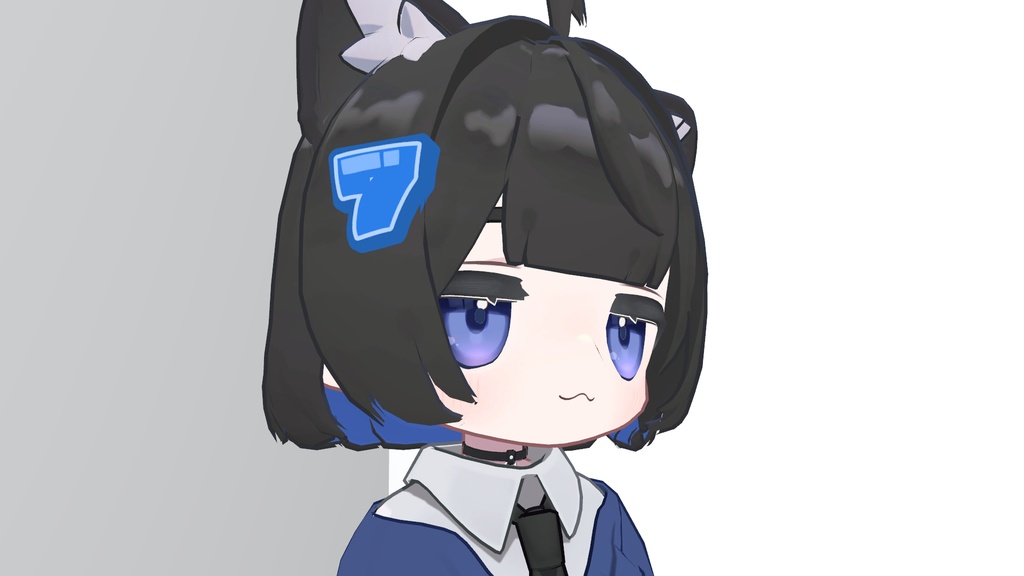 【無料】ラッキーセブンなヘアピン【VRChat想定】