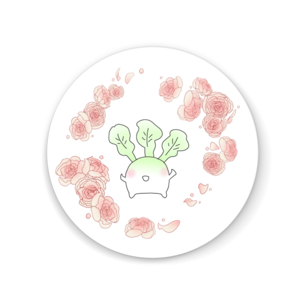 だいこんちゃん缶ミラー