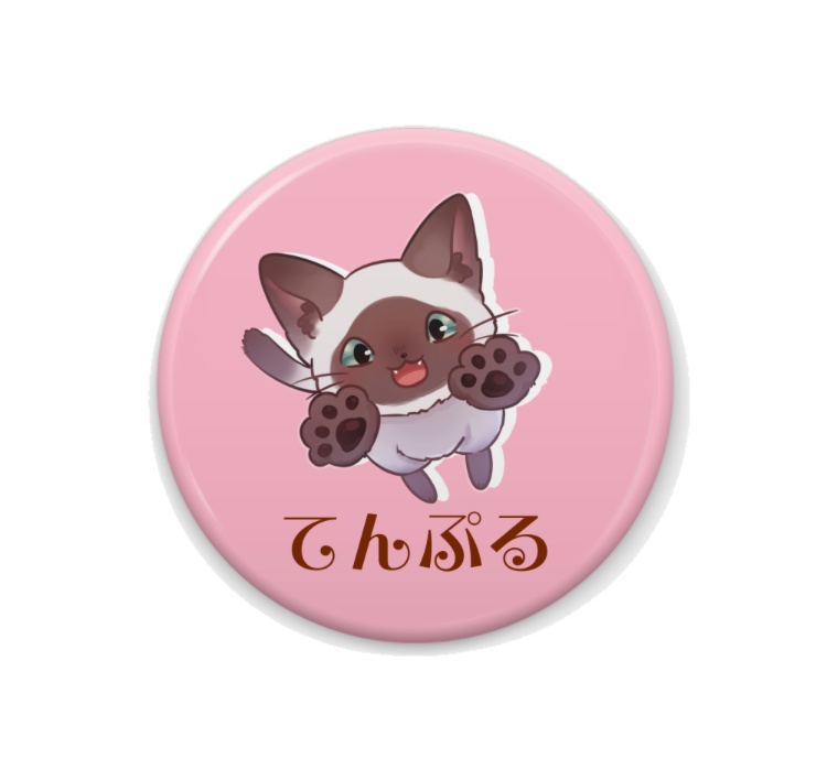 てんぷる缶バッジ