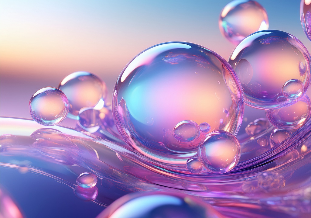 3Dアブストラクト流体デザイン