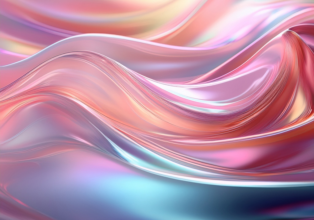 光沢のある抽象ウェーブパターン背景