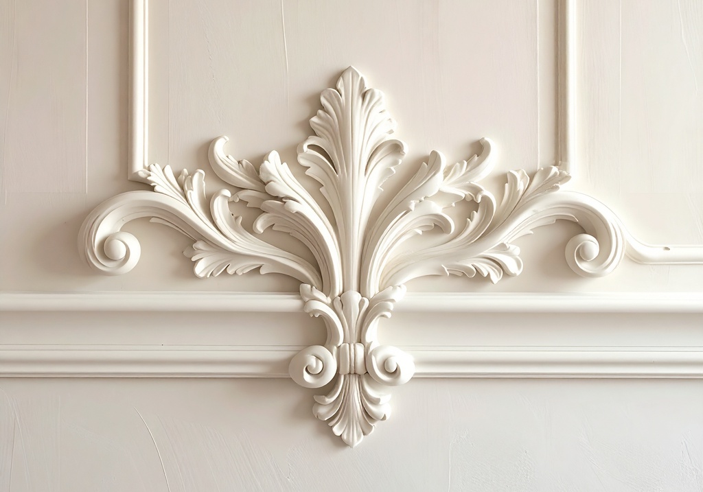 Ornate Plaster Molding Relief