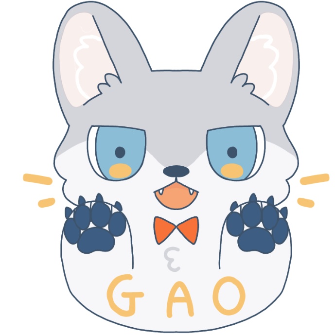 がおーオオカミアクキー