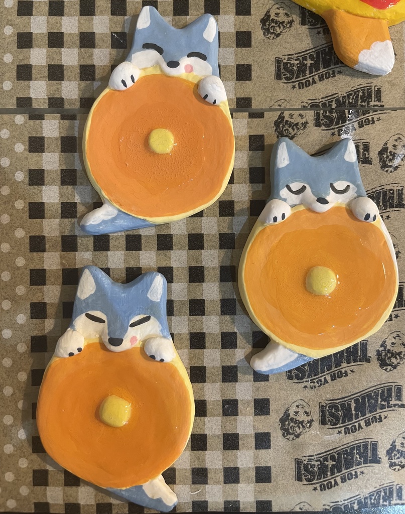 ホットケーキおおかみのマグネット